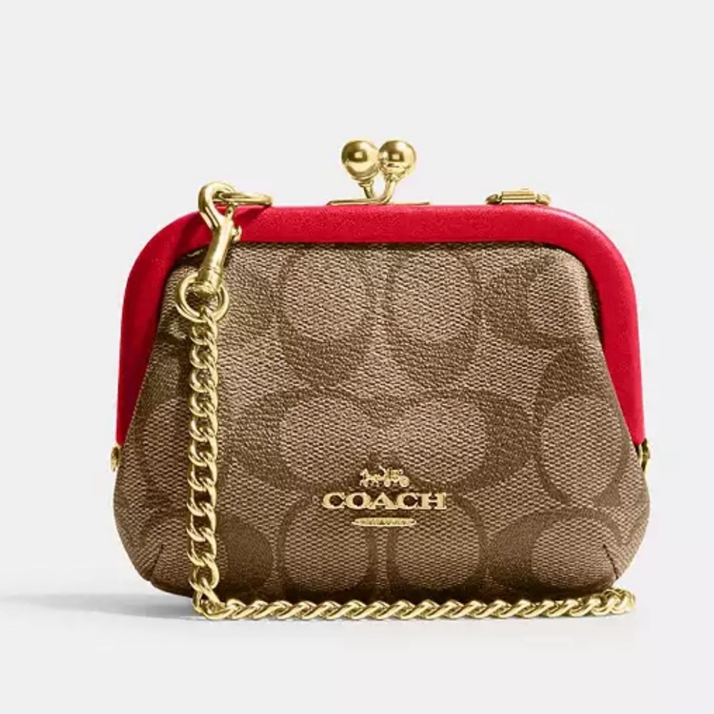 Coach Nora Kisslock Card Case